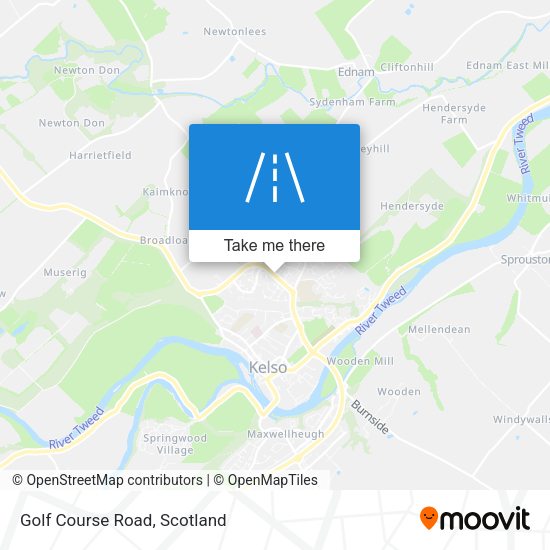 Golf Course Road map