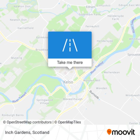 Inch Gardens map