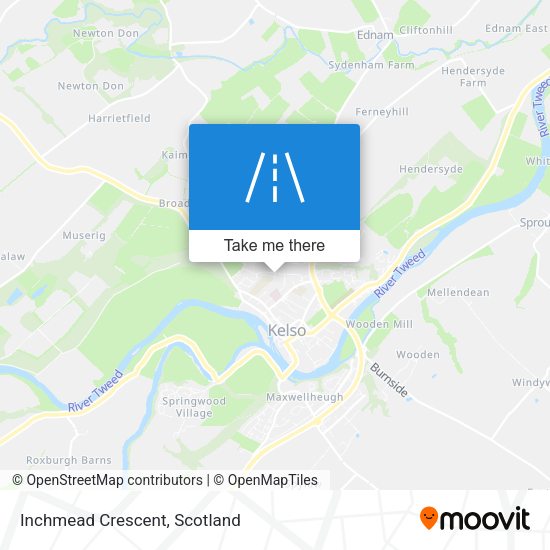 Inchmead Crescent map