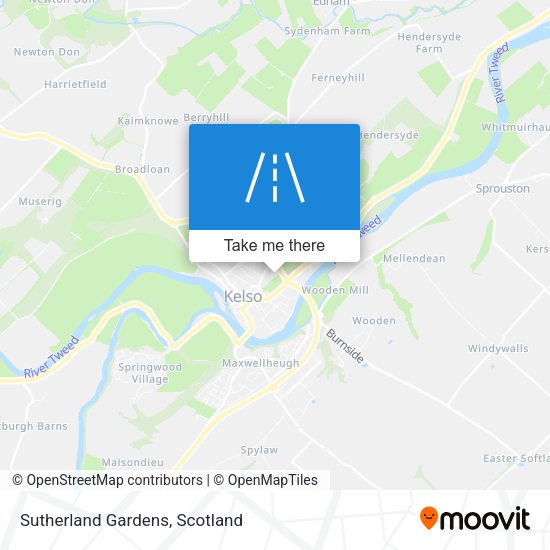 Sutherland Gardens map