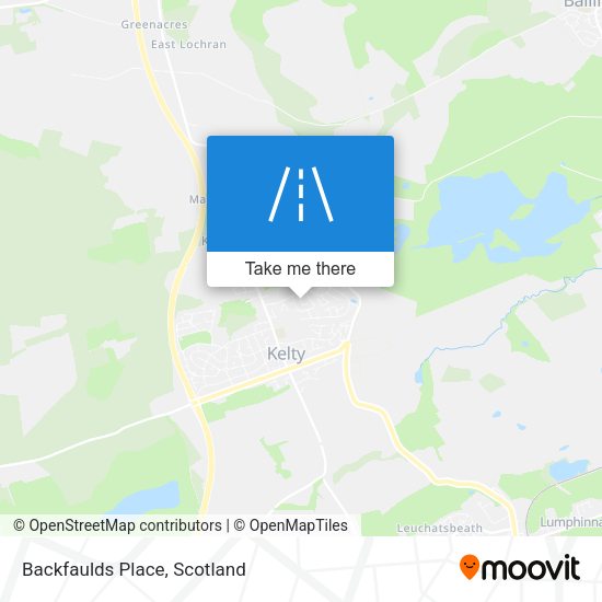 Backfaulds Place map