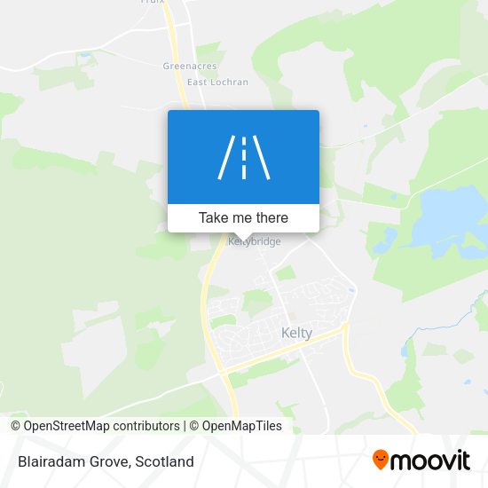 Blairadam Grove map