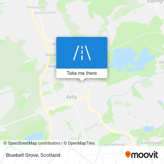 Bluebell Grove map