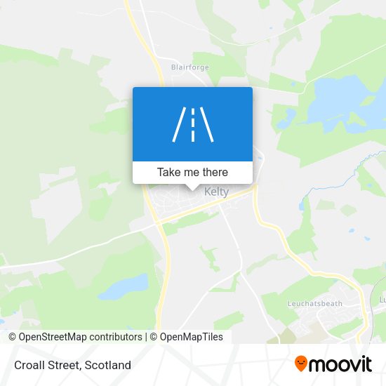 Croall Street map