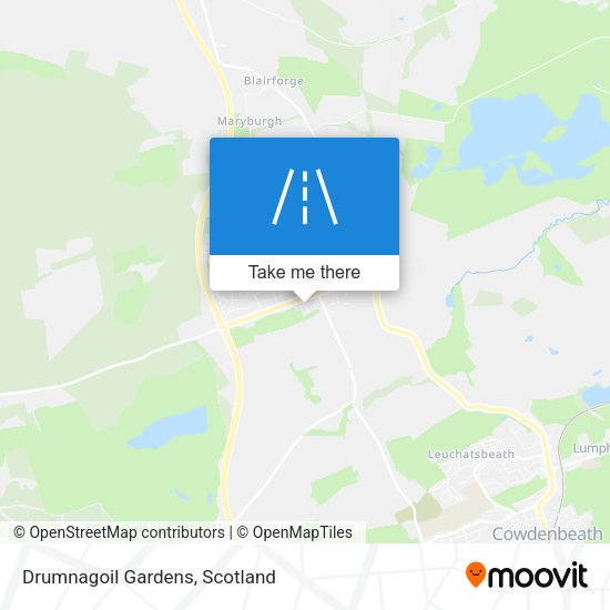 Drumnagoil Gardens map