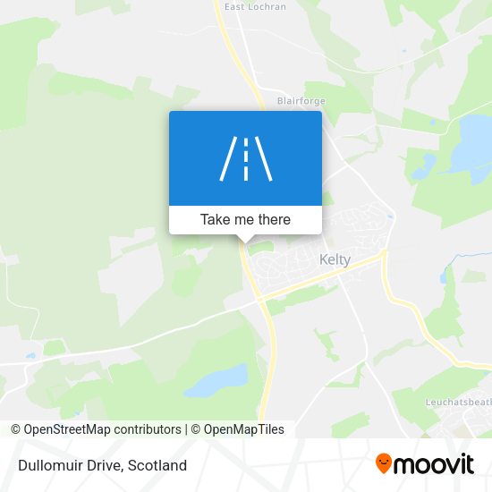 Dullomuir Drive map