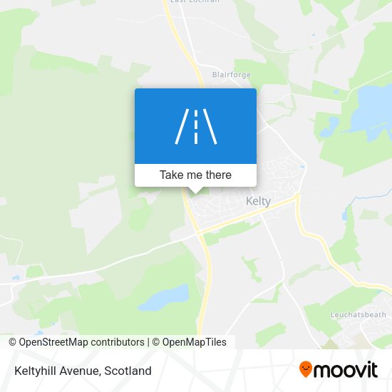 Keltyhill Avenue map