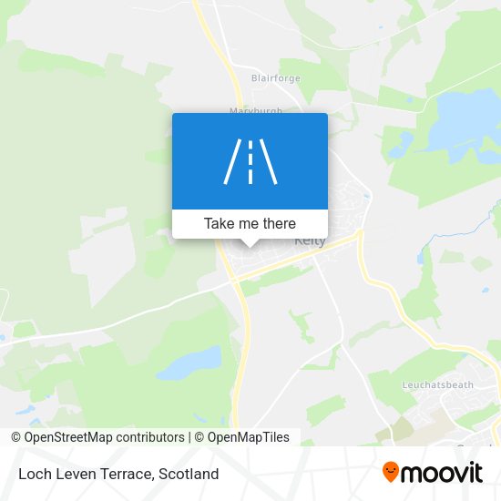 Loch Leven Terrace map