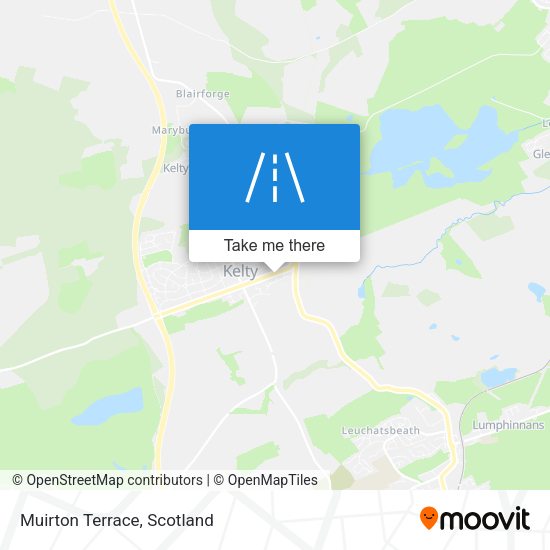 Muirton Terrace map