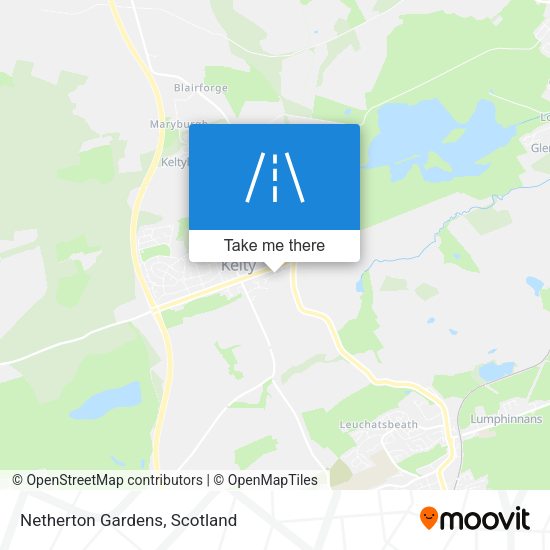 Netherton Gardens map