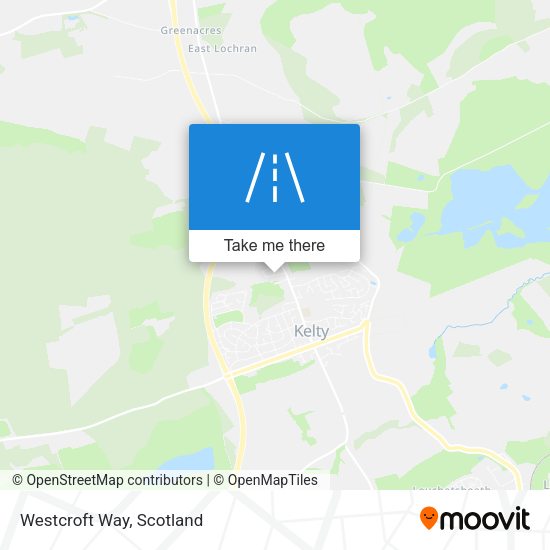 Westcroft Way map