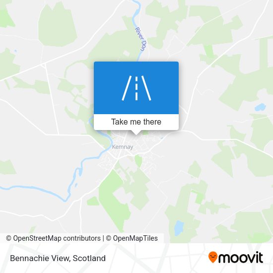 Bennachie View map
