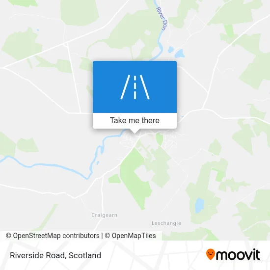 Riverside Road map