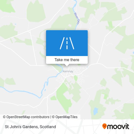 St John's Gardens map