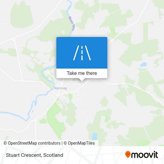 Stuart Crescent map