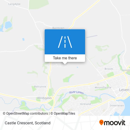 Castle Crescent map