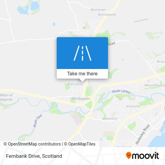 Fernbank Drive map