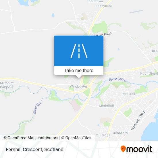 Fernhill Crescent map