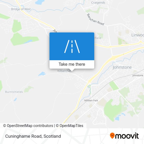 Cuninghame Road map