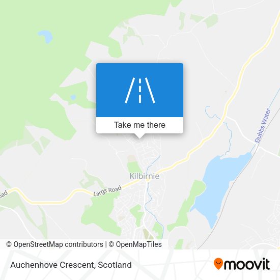 Auchenhove Crescent map