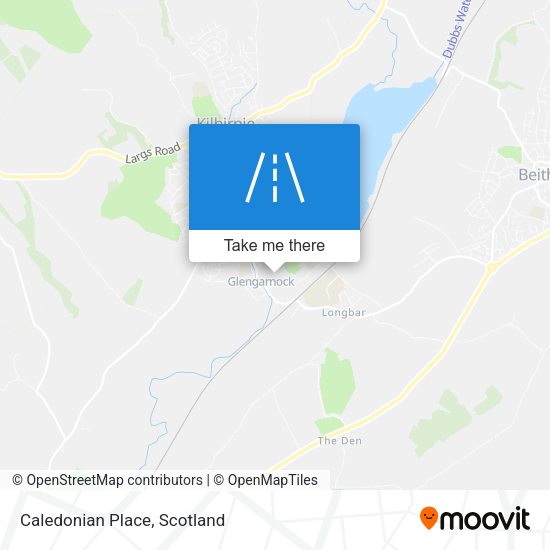 Caledonian Place map