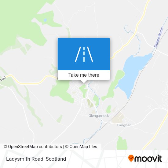 Ladysmith Road map