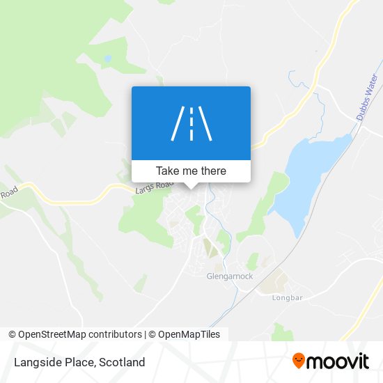 Langside Place map
