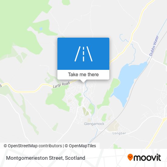 Montgomerieston Street map