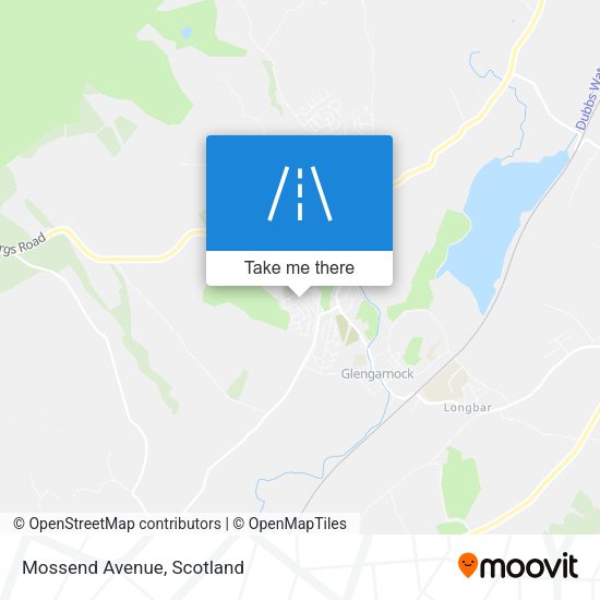 Mossend Avenue map