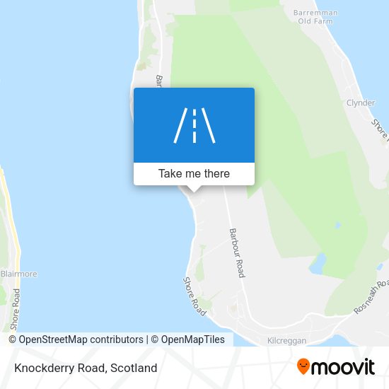 Knockderry Road map