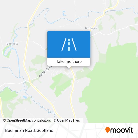 Buchanan Road map