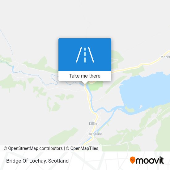 Bridge Of Lochay map