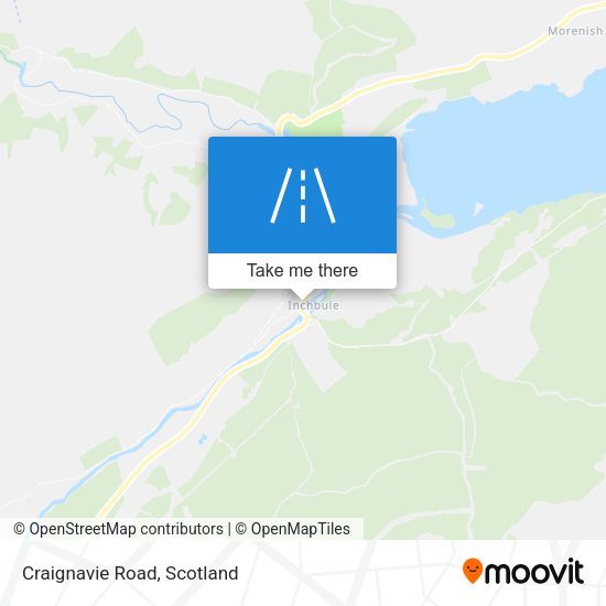 Craignavie Road map