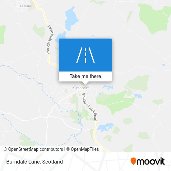 Burndale Lane map