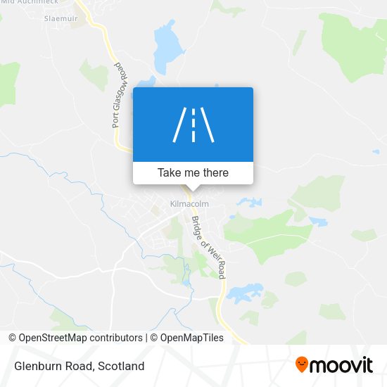 Glenburn Road map