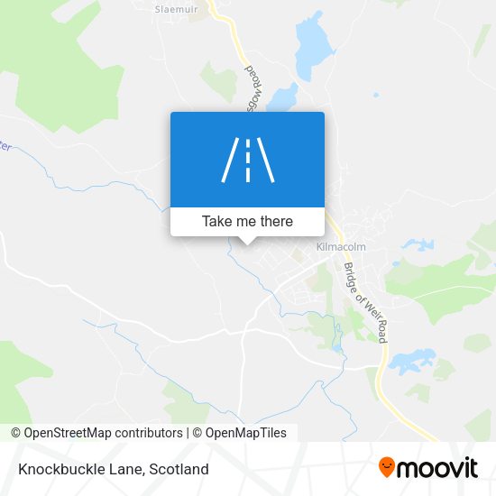 Knockbuckle Lane map