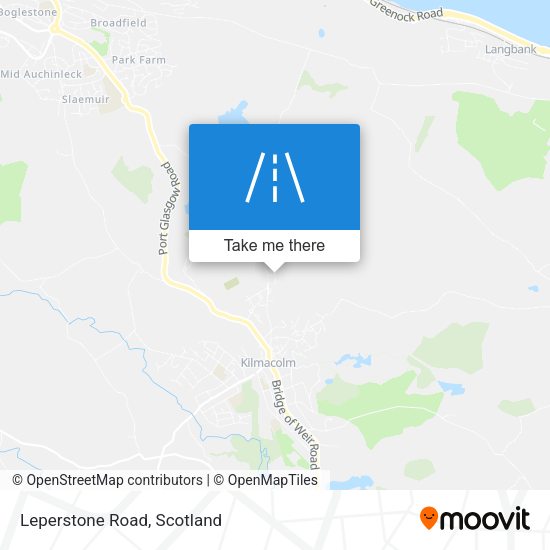 Leperstone Road map