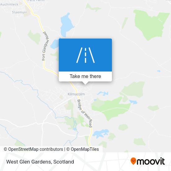 West Glen Gardens map