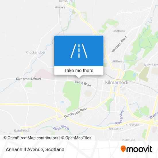 Annanhill Avenue map