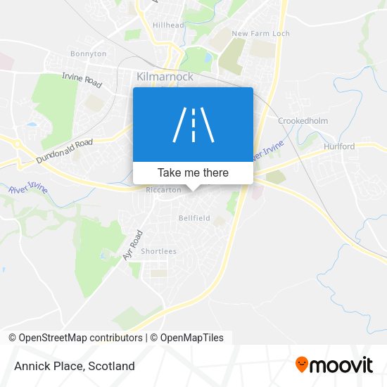 Annick Place map