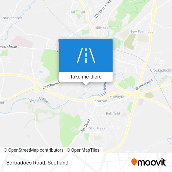 Barbadoes Road map