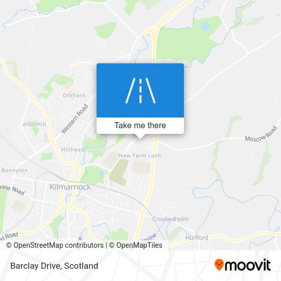 Barclay Drive map