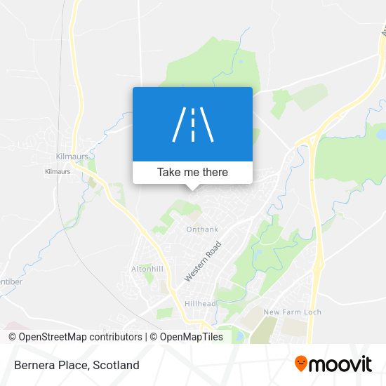 Bernera Place map
