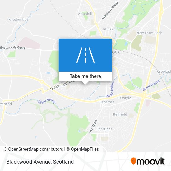 Blackwood Avenue map