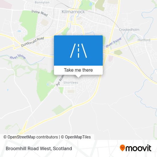 Broomhill Road West map