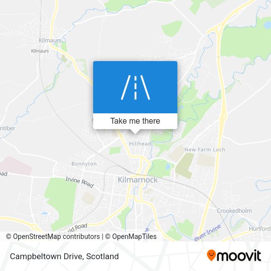 Campbeltown Drive map
