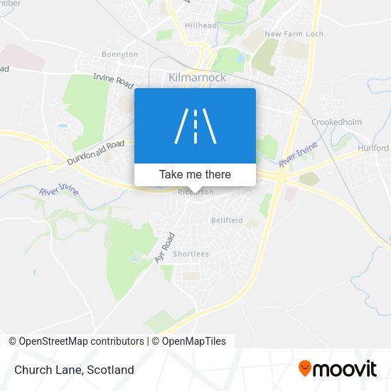 Church Lane map