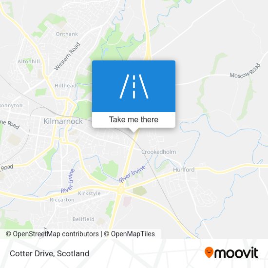 Cotter Drive map