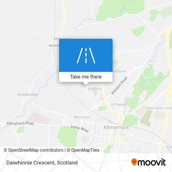 Dalwhinnie Crescent map