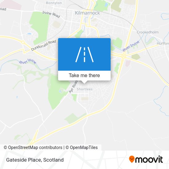 Gateside Place map